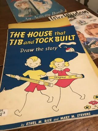 Vintage How To Draw Books For Kids Activity Books 5