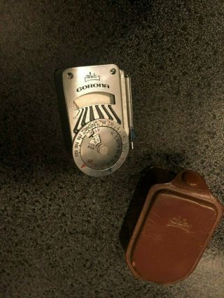 Vintage Walz Corona Light Meter with Leather Case 5