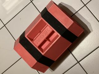 Vintage Rolykit Roll - Up Organizer Red Tote Storage Box