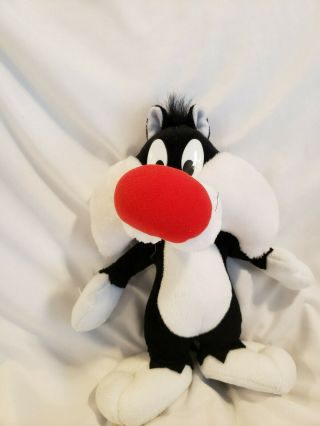 Sylvester The Cat 12 " Looney Tunes 1994 Warner Bros Plush Animal Vtg By Applause