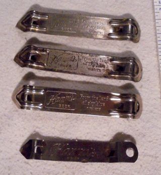 6 vintage Hamm ' s beer can openers Theo Hamm Brg,  Co.  can & bottle openers 5