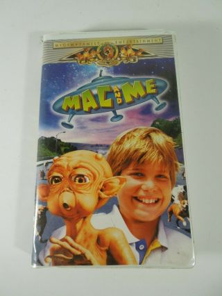 Mac And Me Mgm Family Movie Alien Vtg Kids Movie (vhs Clamshell)