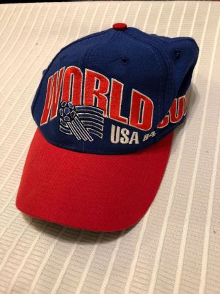 Vintage Official 1994 World Cup Team Usa Snapback Hat Soccer Football Apex One
