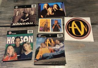 Hanson Stickers - Various Stickers & Photo - 90’s Vintage Band