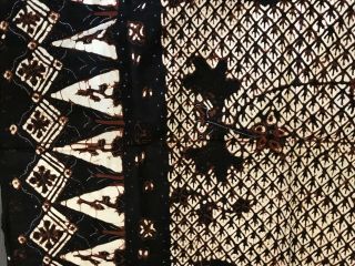 Vtg Bali Indonesian Batik Table Runner Cloth 20” x 78” 3