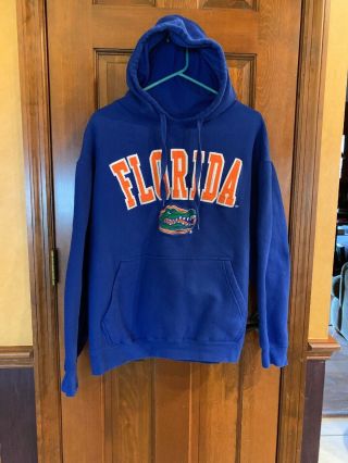 Vintage University Of Florida Uf Gators Es Ncaa Hoodie Sweatshirt Adult Xl