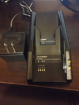 Motorola Overnight Dual Charger Cradle Sln5039c,  Power Cord Spn4027a Vintage
