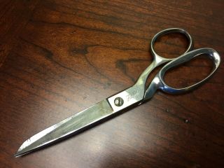 Vintage Foremost Forged Steel Straight Edge Scissors Made In Italy - Right Hand