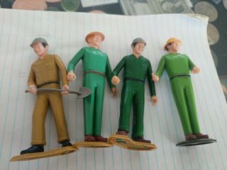 Vtg Tonka Ranger And Construction Workers Figures