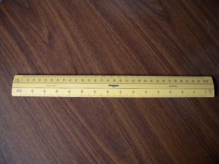 Vintage Metric Plastic Technical Scale Ruler Woomera 9412w 1:5 - 1:1000