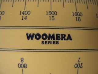 Vintage Metric Plastic Technical Scale Ruler Woomera 9412W 1:5 - 1:1000 3