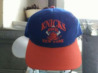 Vtg York Knicks Nba Basketball Snapback Hat Cap Ajd Korea Different Men