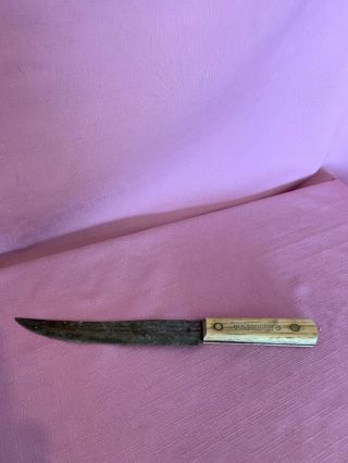 Vintage Ontario Knife Co Tru - Edge Old Hickory Carbon Steel 8 " Knife Usa X