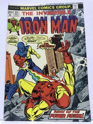 The Invincible Iron Man 63 October 1973 Unread Vintage Avengers
