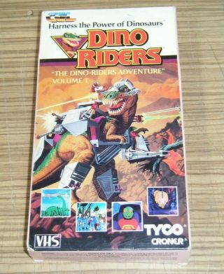 Vintage Pre - Owned Vhs Movie - The Dino - Riders Adventure: Volume 1 [v2]