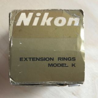 Nikon Vintage Macro Extension Rings And Rokunar Macro Lenses