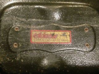 Vintage Parplus Metal Products Steel Cash Box.  Missing Key 5