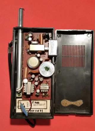 Telmar Walkie Talkie Vintage Transistor Transmitter - Receiver 27.  065 MC 2
