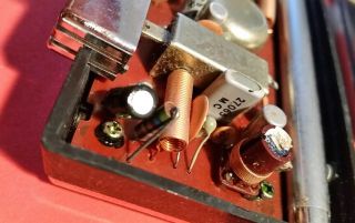 Telmar Walkie Talkie Vintage Transistor Transmitter - Receiver 27.  065 MC 3