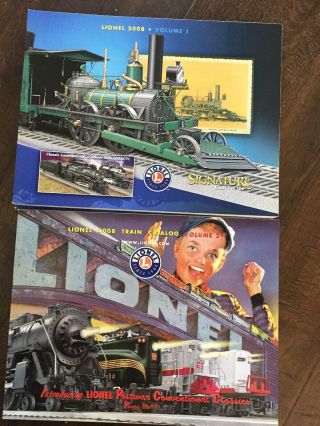 Vintage Lionel Train Catalogs - (2) - From 2008 Volumes I And Ii