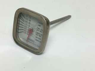 Vintage Springfield Meat Thermometer 130 - 195 Watertight