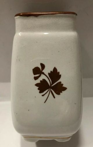 Vintage Alfred Meakin Copper Lustre Tea Leaf Vase Unusual