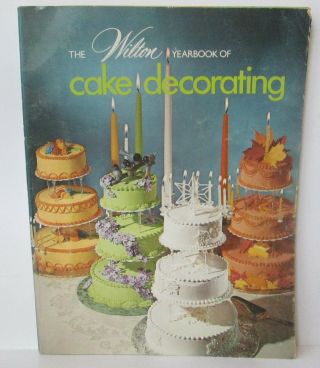 Vtg Wilton 1970s Cake Decorating Year Book 1974 Cooking Baking Disney Wedding