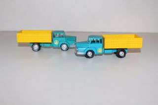 Vintage Ahm Ho Scale Plastic Trucks Set Of 2