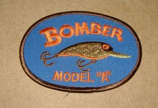 Vintage Bomber Model " A " Crankbait Fishing Lure Tackle Patch