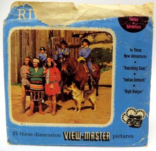 View - Master 930 - A - B - C,  Rin - Tin - Tin,  Vintage 1955 (s3),  3 Reel Set