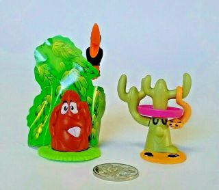 Vintage Kinder Surprise Egg Toys - K00n35 Cactus - K00n36 Old Tree - Ferrero