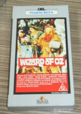 Vintage Pre - Owned Vhs Movie - Wizard Of Oz [v2]