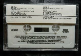 The Rocky Horror Picture Show Soundtrack Cassette Tape OSV - C - 21653 Vintage 1975 2