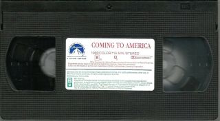 Coming to America VHS 1990 Eddie Murphy Arsenio Hall James Earl Jones VTG 80s 4