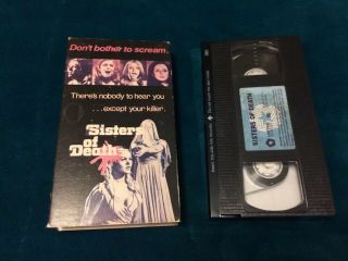 Sisters Of Death Vhs 1977 Vci Video Vtg Cult Slasher