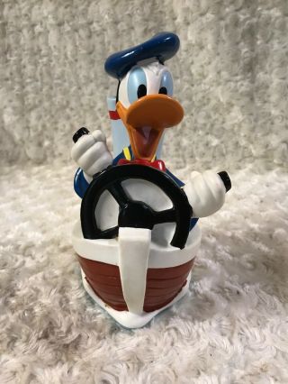 Disney Donald Duck Coin Bank Just Toy,  Inc.  1990s Vintage