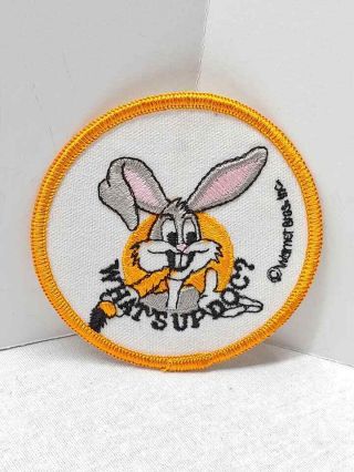 Vintage Bugs Bunny Looney Tunes Warner Brothers Cartoon Comic Embroidered Patch