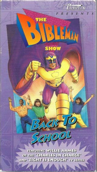 The Bibleman Show - Back To School Vhs 1995 Willie Aames God 