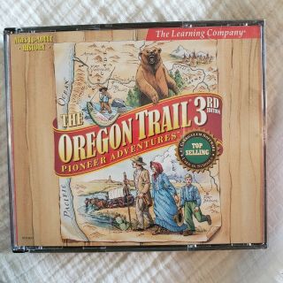 The Oregon Trail 3rd Pioneer Edition (windows / Mac 1998 3 Disc - Set Vintage