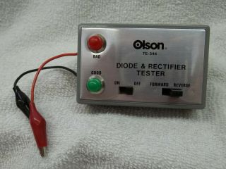 Vtg.  Olson Diode & Rectifier Tester.  Te - 244