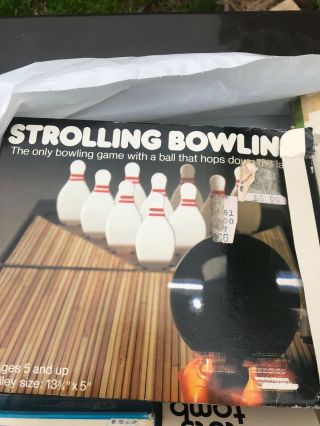 Strolling Bowling Vintage Tomy Game
