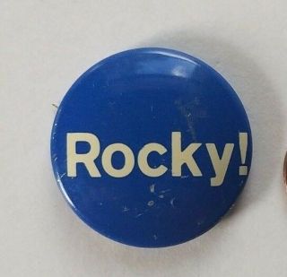 Vintage 1976 Rocky Name Stallone Movie Promotional Pinback Button 1970s