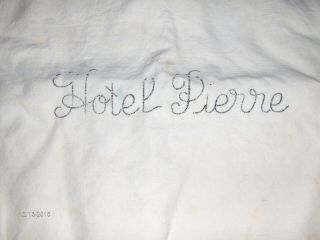 Vintage " Hotel Pierre " Laundry Bag