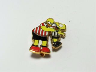 Sunderland Fc - Vintage Enamel Simpsons Anti Mags Badge.