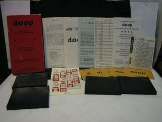 Vintage Doop One Table Duplicate Bridge Card Game Good