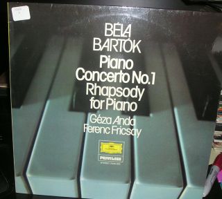 Vintage Dgg,  Privilege,  Stereo 2535333 Bela Bartok,  Piano Concerto No 1,  Fricsay