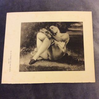 Vintage Book Print - Courbet 