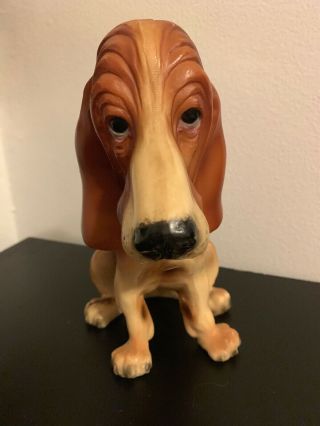 Vintage Breyer Mold Basset Hound Hushpuppy Dog Plastic Toy Figure