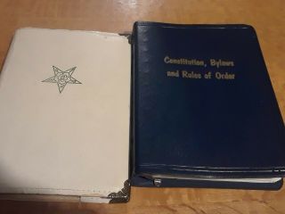 Vintage Ritual Of The Order Of The Eastern Star Pocket Book Constitution By Law