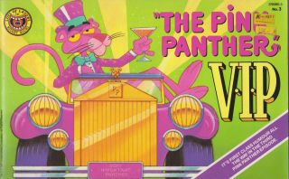 " The Pink Panther Vip - No.  3 " Large Comic Book Vintage - 1987